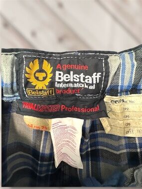 Vintage Belstaff Motorcycle Waxed Canvas Trailmaster Pants